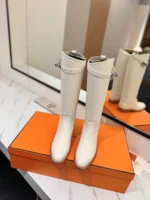 Hermes Jumping Boot White
