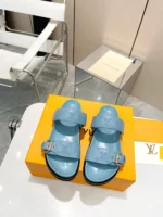 Louis Vuitton Bom Dia Flat Comfort Mule Light Blue