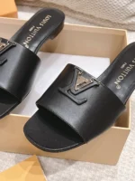 Louis Vuitton LV Capri Flat Mule Black