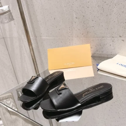 Louis Vuitton LV Capri Flat Mule Black