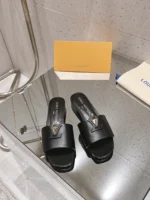Louis Vuitton LV Capri Flat Mule Black