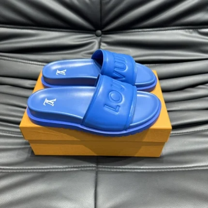 Louis Vuitton LV Flat Comfort Mule Blue