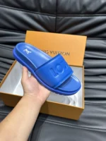 Louis Vuitton LV Flat Comfort Mule Blue