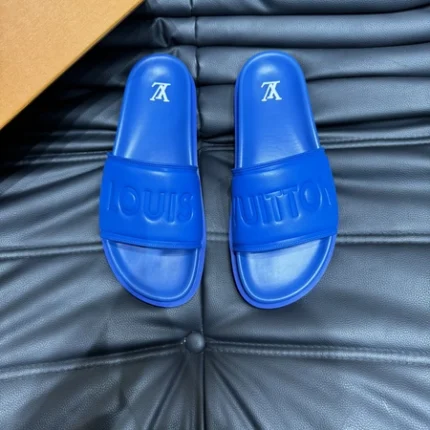 Louis Vuitton LV Flat Comfort Mule Blue