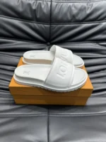 Louis Vuitton LV Flat Comfort Mule White