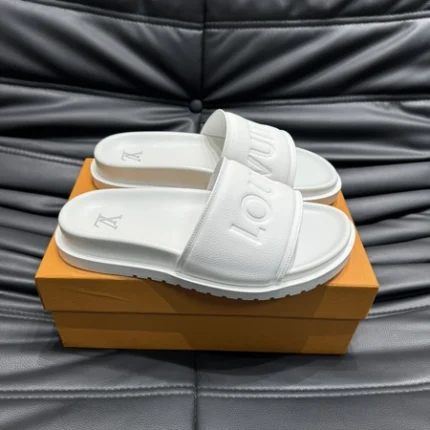 Louis Vuitton LV Flat Comfort Mule White