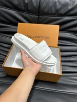 Louis Vuitton LV Flat Comfort Mule White