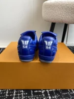 Louis Vuitton LV Footprint Soccer Sneaker Blue