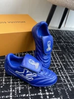 Louis Vuitton LV Footprint Soccer Sneaker Blue
