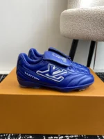 Louis Vuitton LV Footprint Soccer Sneaker Blue
