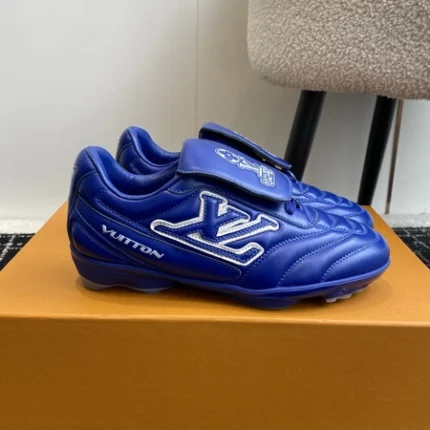 Louis Vuitton LV Footprint Soccer Sneaker Blue