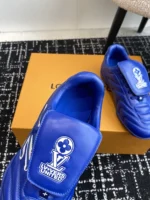 Louis Vuitton LV Footprint Soccer Sneaker Blue