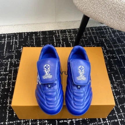 Louis Vuitton LV Footprint Soccer Sneaker Blue
