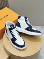 Louis Vuitton LV High-top Blue Sneaker