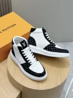 Louis Vuitton LV High-top White and Black Sneaker
