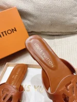 Louis Vuitton LV Isola Flat Mule Cognac Brown