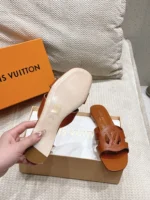 Louis Vuitton LV Isola Flat Mule Cognac Brown