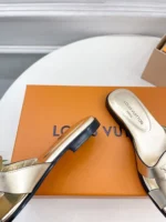Louis Vuitton LV Isola Flat Mule Gold