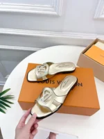 Louis Vuitton LV Isola Flat Mule Gold