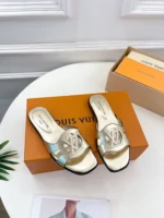 Louis Vuitton LV Isola Flat Mule Gold