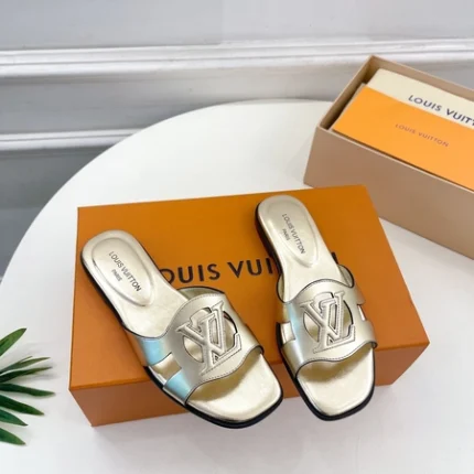 Louis Vuitton LV Isola Flat Mule Gold