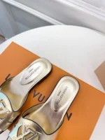 Louis Vuitton LV Isola Flat Mule Gold
