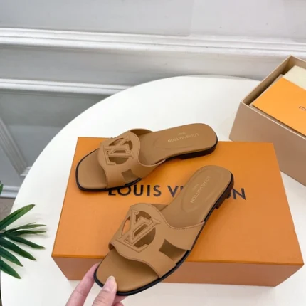 Louis Vuitton LV Isola Flat Mule Natural