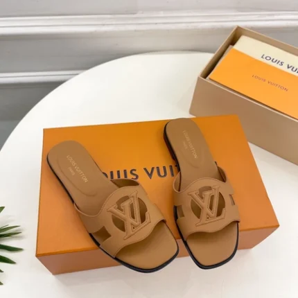Louis Vuitton LV Isola Flat Mule Natural