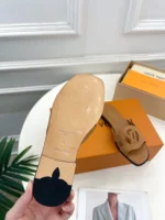 Louis Vuitton LV Isola Flat Mule Natural