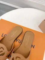 Louis Vuitton LV Isola Flat Mule Natural