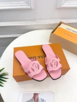 Louis Vuitton LV Isola Flat Mule Pink