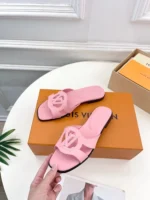 Louis Vuitton LV Isola Flat Mule Pink