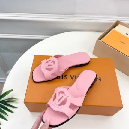 Louis Vuitton LV Isola Flat Mule Pink
