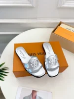 Louis Vuitton LV Isola Flat Mule Silver