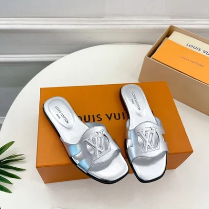 Louis Vuitton LV Isola Flat Mule Silver