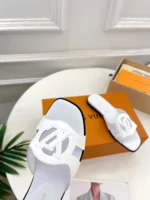 Louis Vuitton LV Isola Flat Mule White