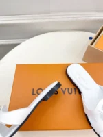 Louis Vuitton LV Isola Flat Mule White