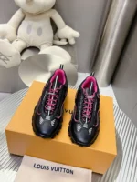Louis Vuitton LV Rush Black and Pink Sneaker