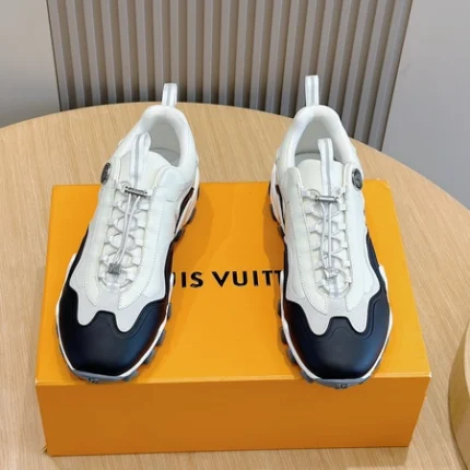 Louis Vuitton LV Rush Black and White Sneaker
