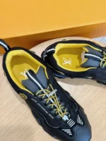 Louis Vuitton LV Rush Black and Yellow Sneaker