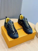 Louis Vuitton LV Rush Black and Yellow Sneaker