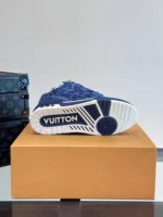 Louis Vuitton LV Skate Blue Monogram Denim Sneaker
