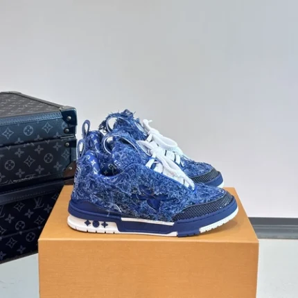 Louis Vuitton LV Skate Blue Monogram Denim Sneaker