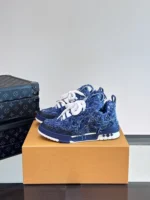 Louis Vuitton LV Skate Blue Monogram Denim Sneaker