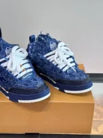 Louis Vuitton LV Skate Blue Monogram Denim Sneaker
