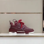 Louis Vuitton LV Skate Bordeaux Red Grained Calf Leather Sneaker