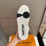 Louis Vuitton LV Skate Grey Grained Calf Leather Sneaker