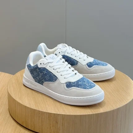 Louis Vuitton LV Stadium Blue Monogram Denim Sneaker
