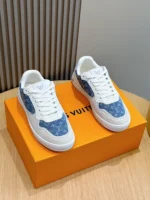 Louis Vuitton LV Stadium Blue Monogram Denim Sneaker