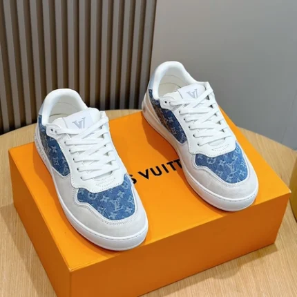 Louis Vuitton LV Stadium Blue Monogram Denim Sneaker